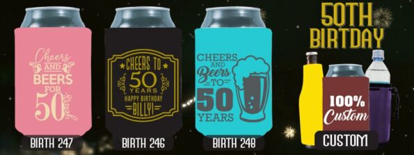 Don Chilitos 50th Anniversary Can Koozie